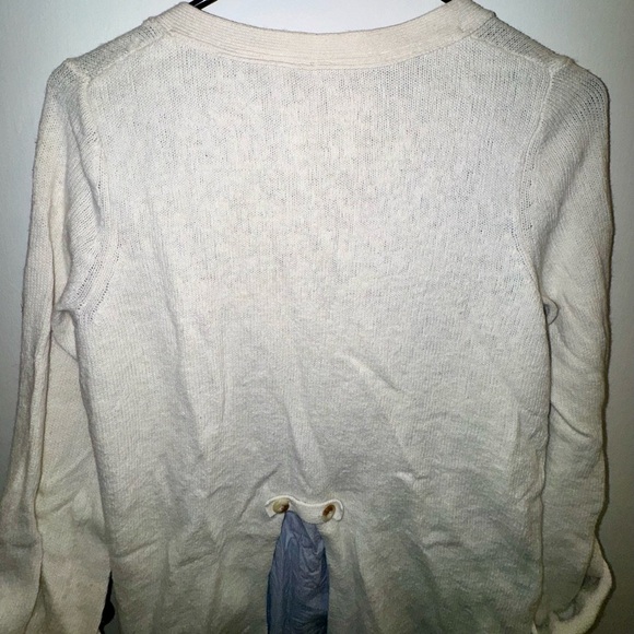 Moth Cream Button-Down Cardigan - Picture 8 of 10